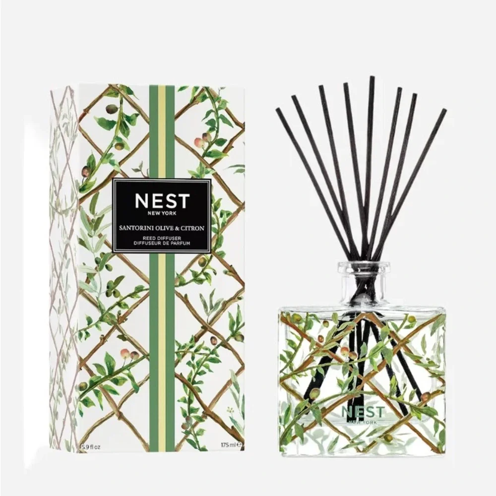 NEST Fragrances Santorini Olive & Citron Reed Diffuser - Picture 3 of 13